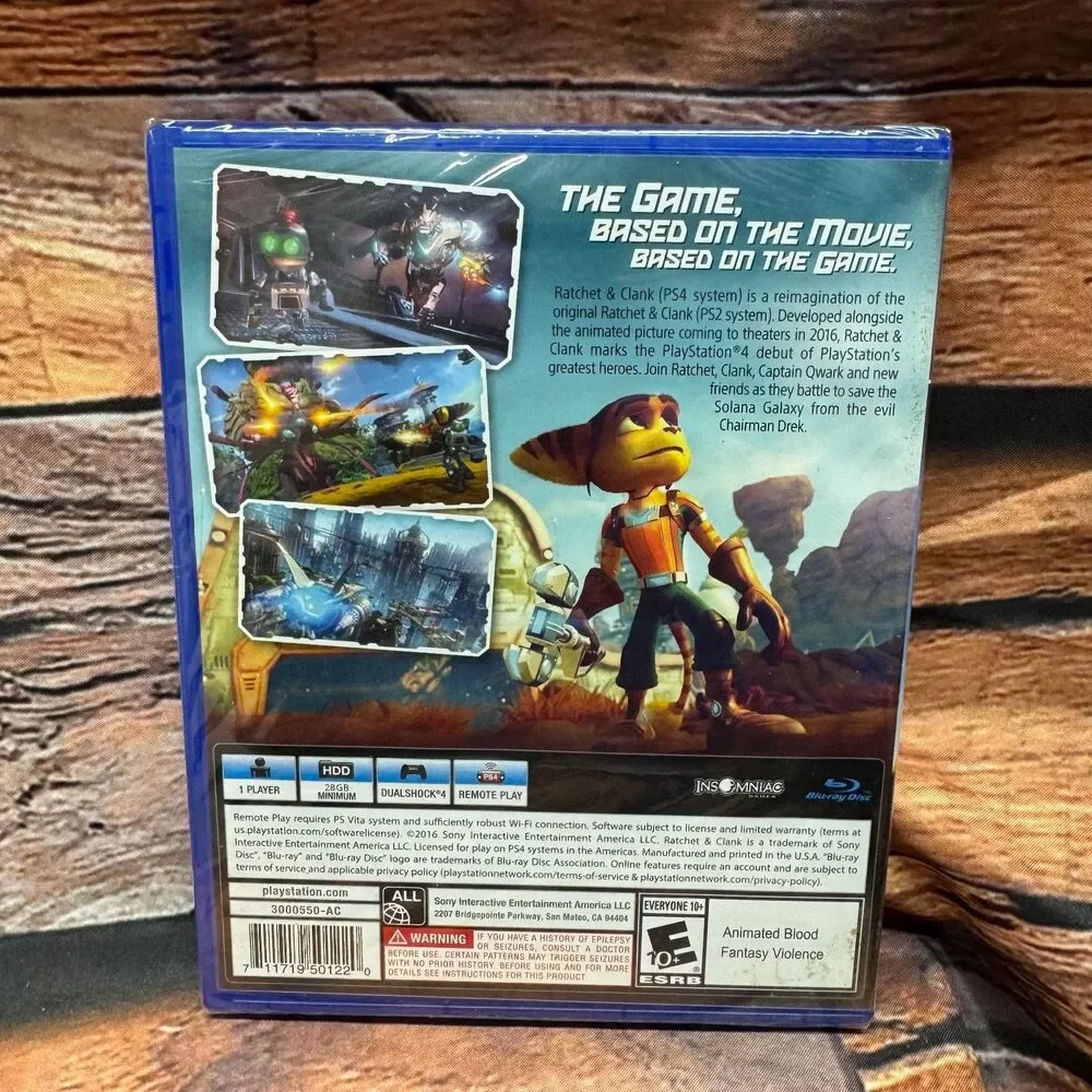 Ratchet & Clank PS4 Sony PlayStation 4 Original Black Label Brand New Sealed